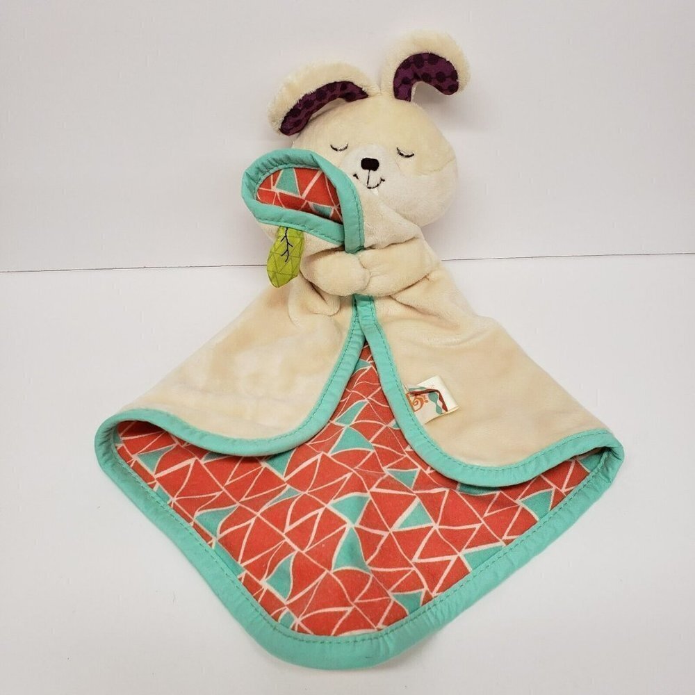 Battat Baby 15" Bunny Rabbit Cream Crinkle Baby Lovey 2018 Security Blanket